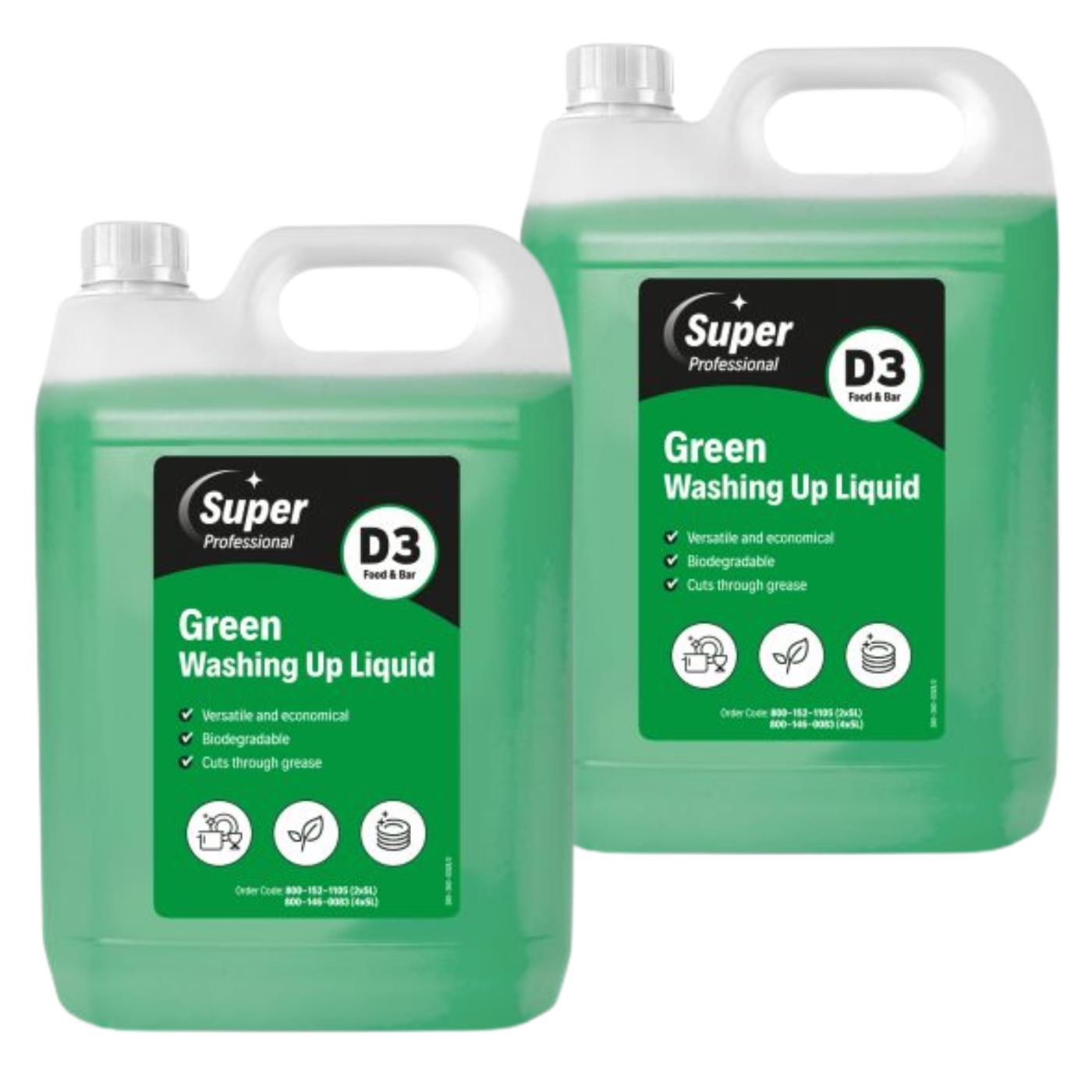 Green Washing Up Liquid 2 x 5 Litre