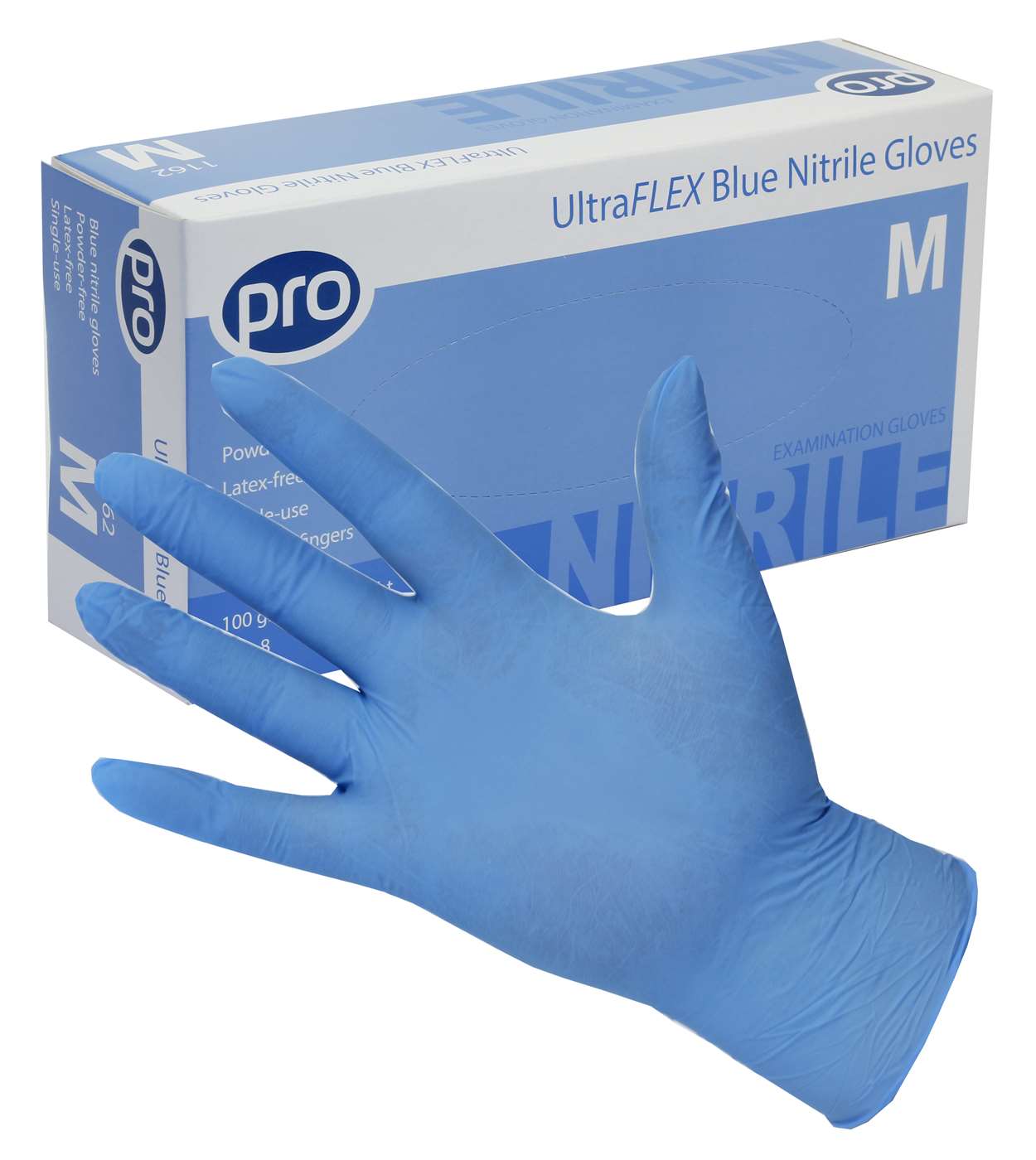 UltraFLEX Blue Nitrile Gloves L