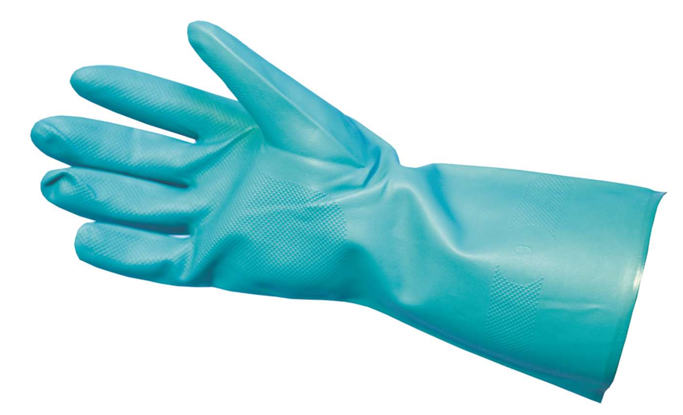 Heavy Duty Nitrile Glove Green (12 Pairs)