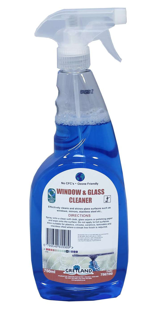 Window and Glass Cleaner Trigger Spray 750ml Effectively cleans and shines