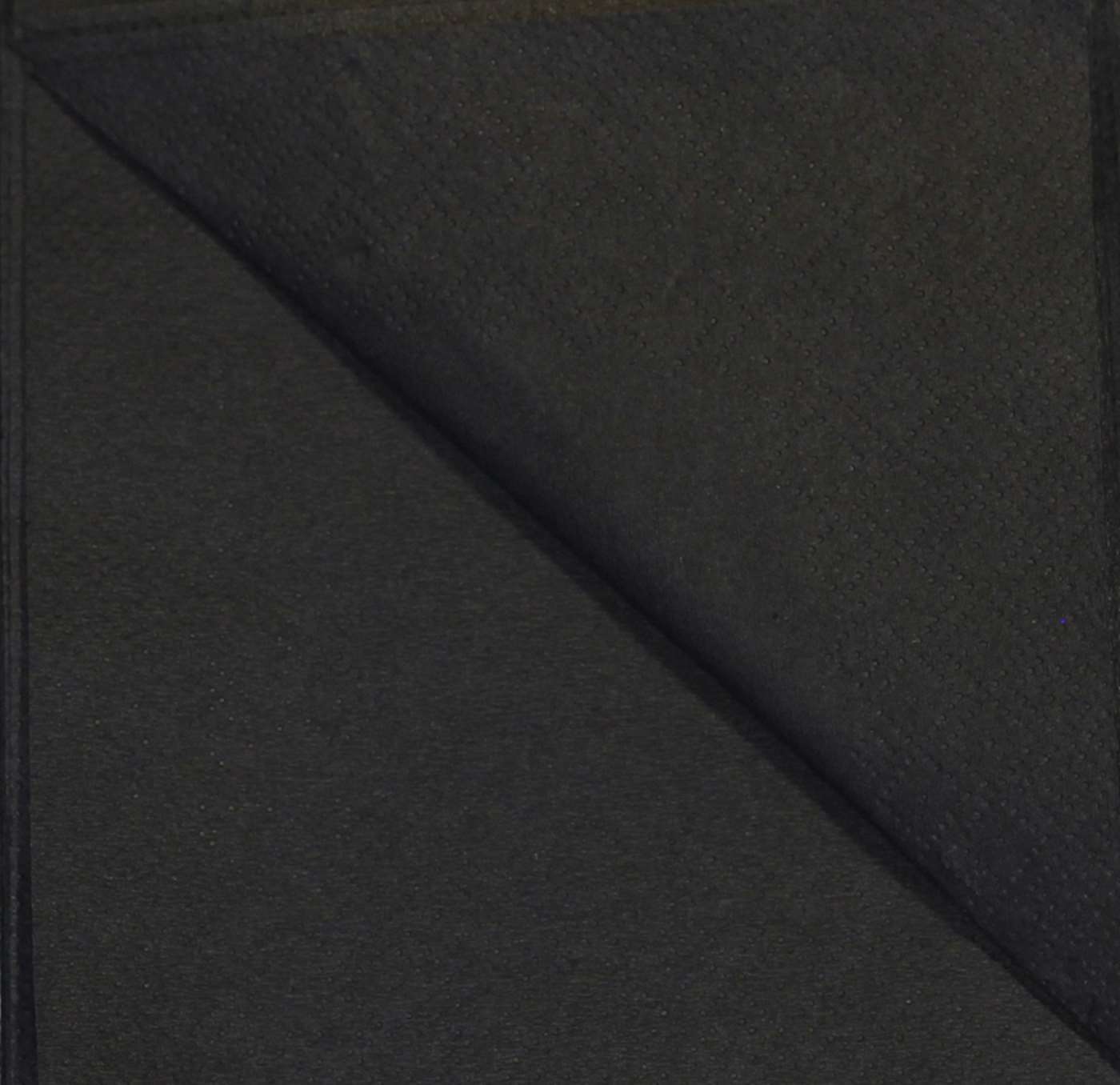 2 Ply Cocktail Napkin 24 x 24cm (Black)