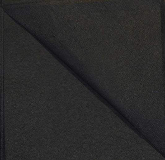 2 Ply Cocktail Napkin 24 x 24cm (Black)